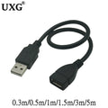 USB 2.0 Cable Extender Cord Wire Data Transmission Cables Super Speed Data Extension cable For Monitor Projector Mouse K