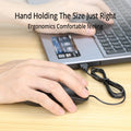 Ultra Thin USB Wired Mouse For Computer Pc Laptop 1200dpi USB Optical 3 Buttons Slim Mouse For Office Home Computer Acce