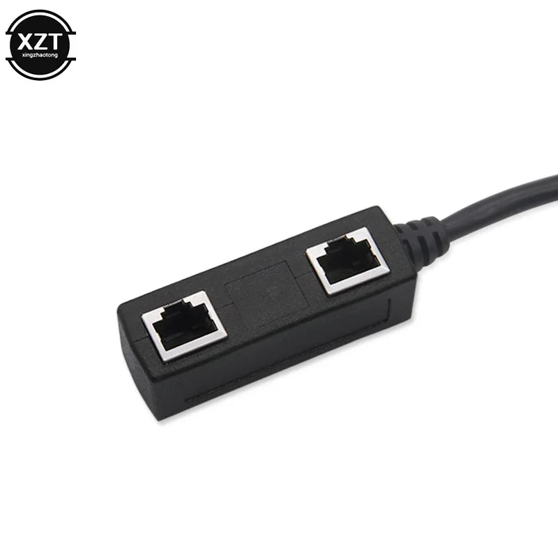 RJ45 1 Male To 2/3 Female LAN Ethernet Socket 2/3 Port Splitter Ethernet Cable Networking Extender Cable Adapter Accesso