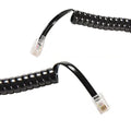 RJ9 4P4C Telephone Accessory Phone Cord Landline Uncoiled Coiled Landline Telephone Handset Cord Line RJ11 RJ22 Cable 2m