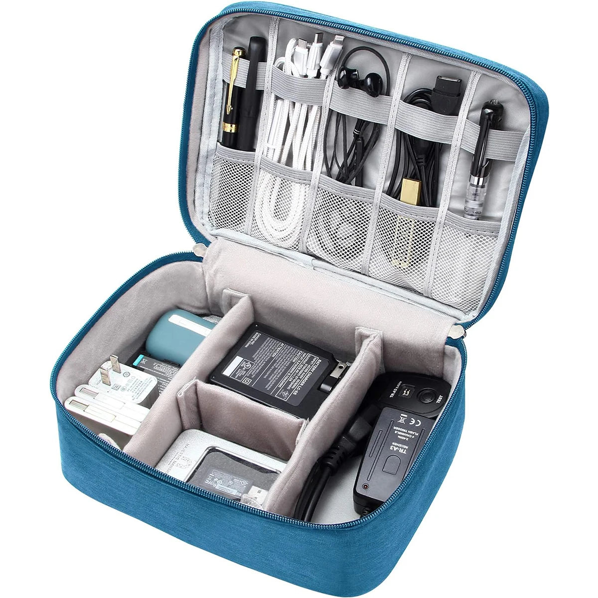 Storage bags and travel storage bags are suitable for electronic accessories, cosmetics, power cords, and portable power