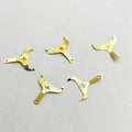 3pcs Quartz Movement Electronic Tablet Watch Accessories Negative Electrode Plate Gold 5040D 5030D for Watch Repair