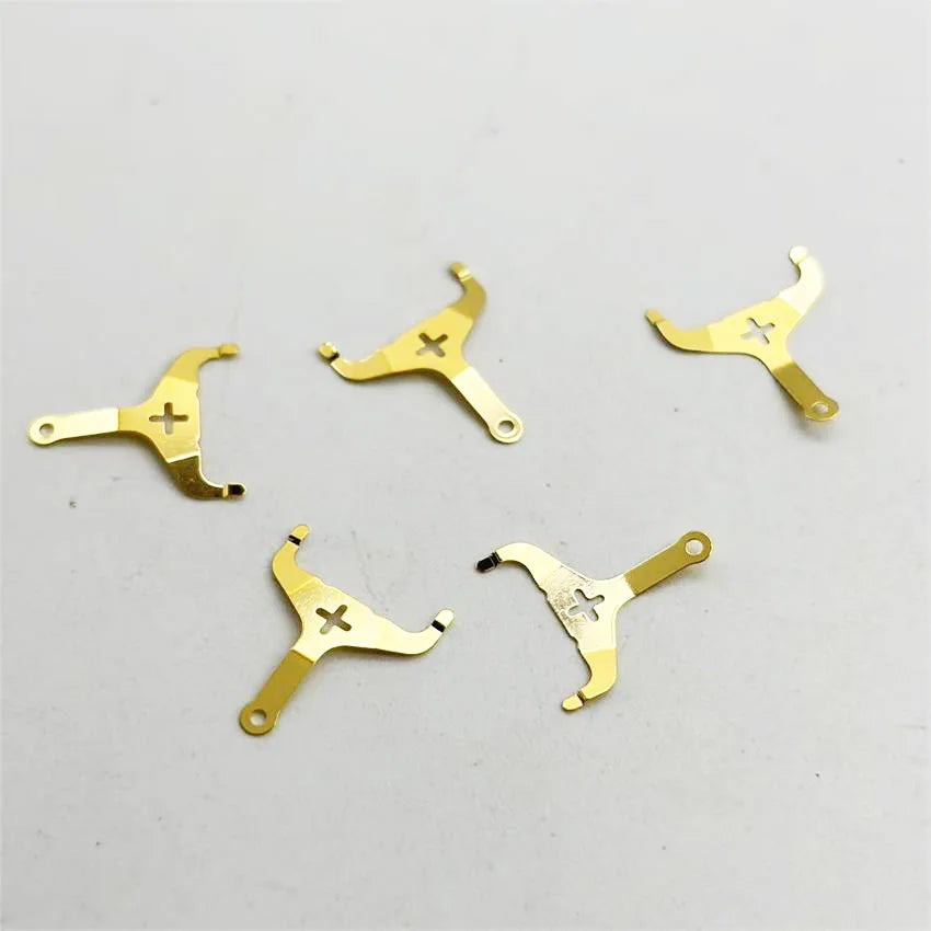 3pcs Quartz Movement Electronic Tablet Watch Accessories Negative Electrode Plate Gold 5040D 5030D for Watch Repair