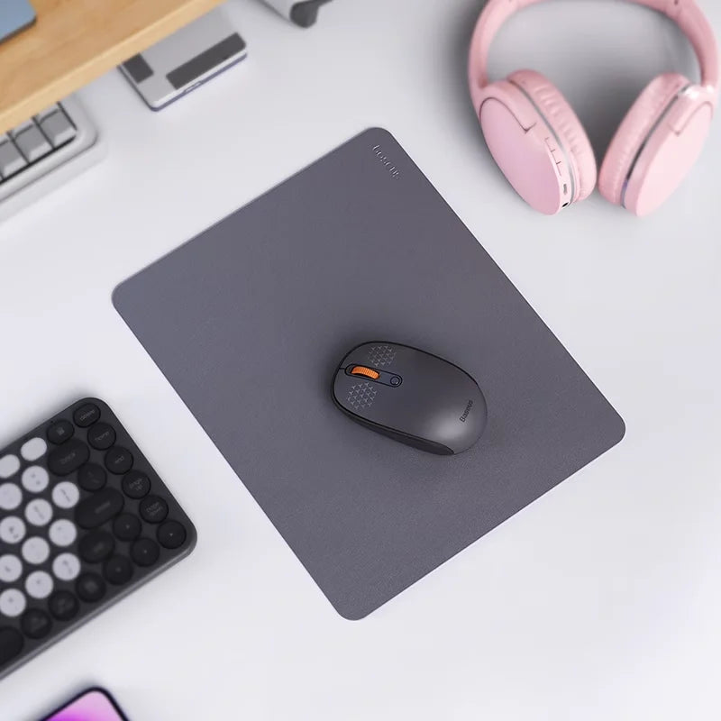 Baseus Mouse Pad PU Leather 26*21cm Waterproof Mousepad Non-Slip Desk Mat PC Gamer Desktop Computer Accessories Mice Mou
