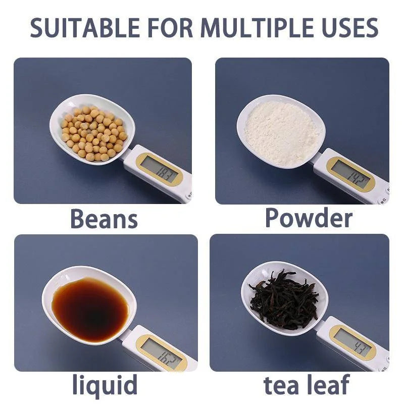 Digital Measuring Spoon 500g 0.5g LCD Electronic Kitchen Scale Food Spoon Scale Mini Kitchen Tool For Milk Coffee Sugar 