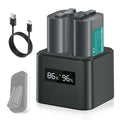 Rechargeable Battery + Smart Charger with USB Charging For MyQ Smart Garage Video Keypad/MyQ Garage Door Keypad/Doorbell