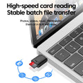 USB2.0 Mini Micro SD Card High Speed Memory Card Reader With TF Card Slot Max Compatible 2TB Portable Memory Card Reader