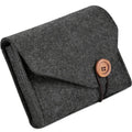Portable Felt Cable Organizer Case for Power Adapter & USB Cables, Travel Storage