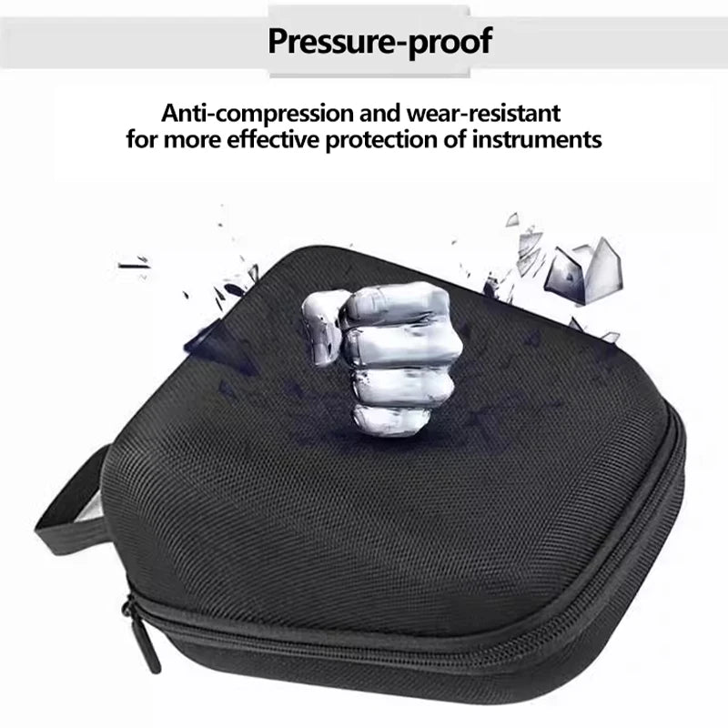 AiQUE Shockproof Waterproof Storage Bag for Blood Pressure Monitor Portable EVA Carry Hard Case Pouch Organizer Travel A
