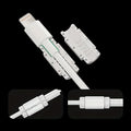 8-Pack Silicone PVC Cable Protectors - Charging Wire Guards for Phone, USB, Non-Electronic Accessory , Flexible Protecti