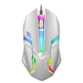Nexusclick RGB Light USB Wired Mouse,Gaming Mouse Cableado Office Optical Mouse PC Accessories For Gaming For Desktop La
