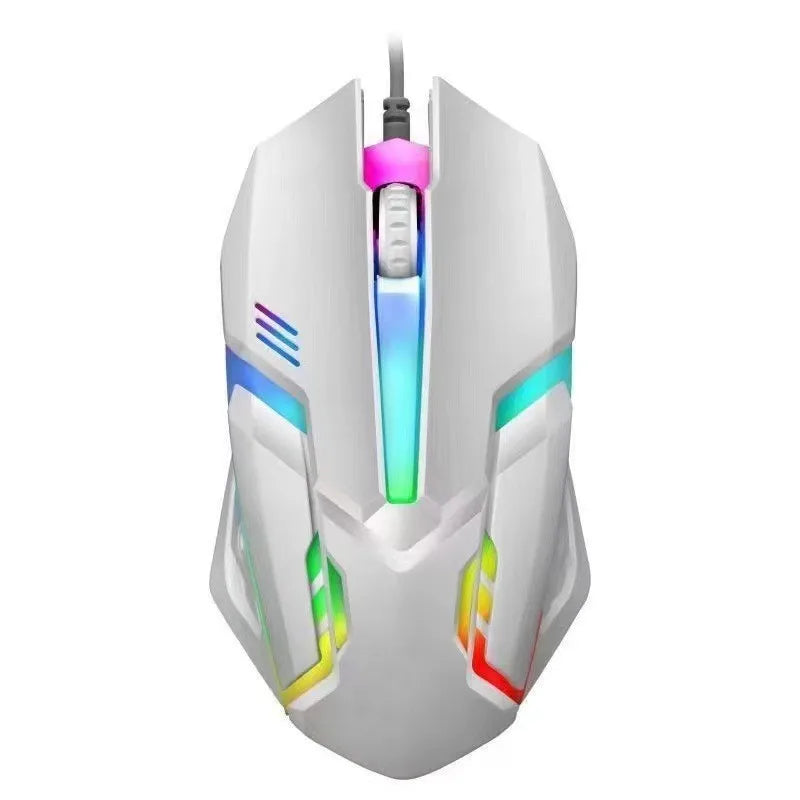 Nexusclick RGB Light USB Wired Mouse,Gaming Mouse Cableado Office Optical Mouse PC Accessories For Gaming For Desktop La
