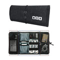 Travel Cable Storage Bag´╝îElectronic Organizer Cord Pouch´╝îRoll up Tech Carrying Case for USB Cables Charger Phone Acc
