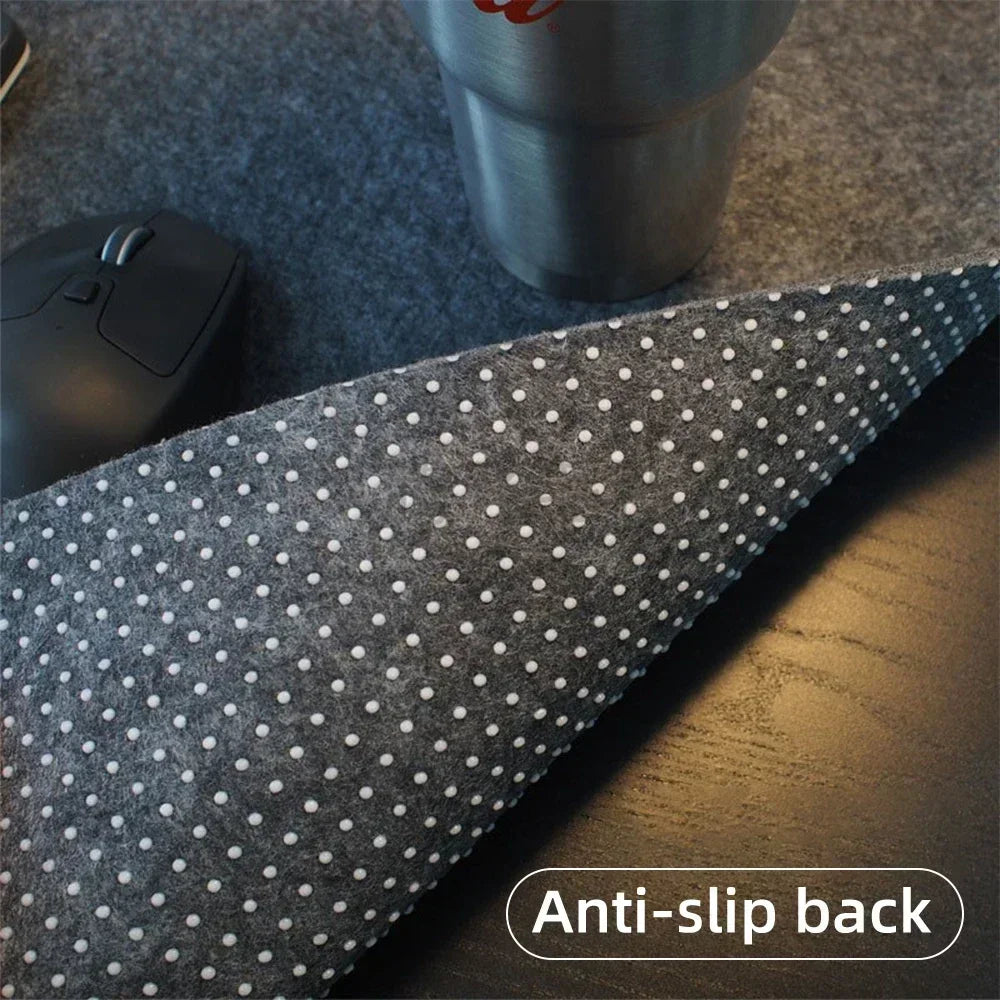 Large Size Wool Felt Mouse Pad Office Computer Desk Protector Mat Table Laptop Cushion Non-slip Gaming Accessories Keybo