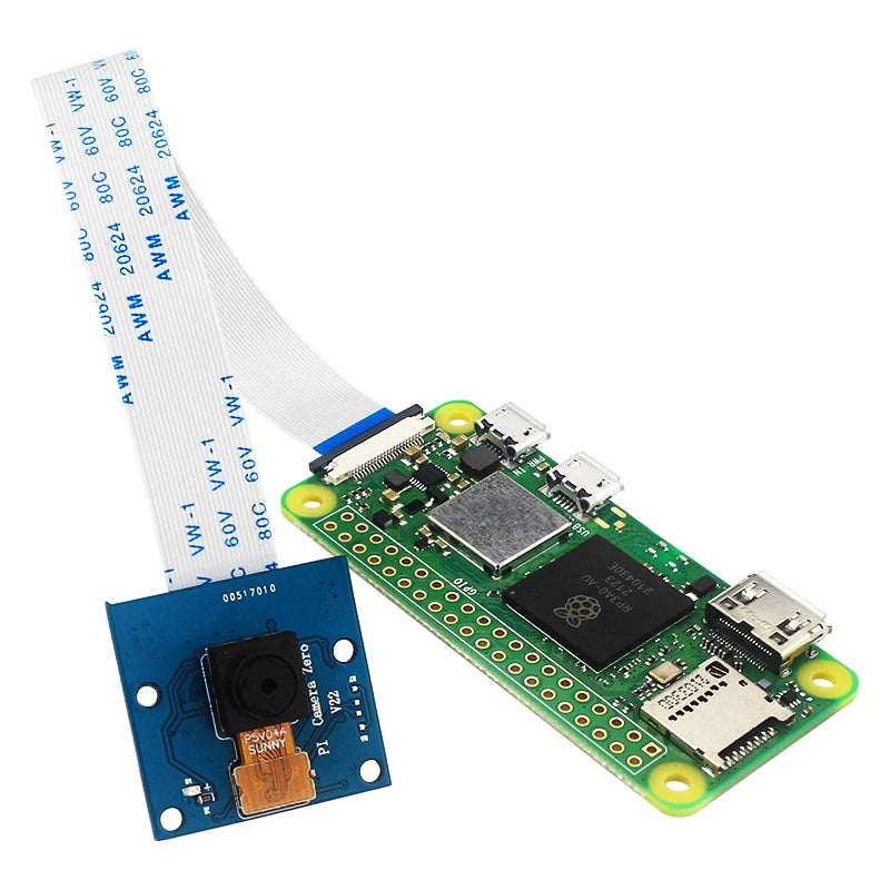5MP Raspberry Pi Zero 2 W Camera Module 1080P 720P OV5647 Webcam Mini Bracket 50 100 200 cm FFC Cable for Raspberry Pi 5