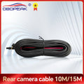 10/15Meters Dash Cam Cable Extension Cable Line Rear View 4 Pin AV Cable Camera Car DC12V Auto Electronics Accessories