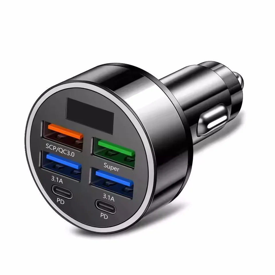 350W Car Charger USB PD QC3.0 USB C Car Phone Charger Type C Adapter for iPhone Samsung Huawei Xiaomi Quick Charge ´╗┐