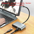 USB C 1000M RJ45 Ethernet Network Adapter Docking Station PD 60W Type C Hub Gigabit LAN Dock Concentrator Laptop PC Acce