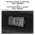 TESY Glovebox USB Hub For Tesla Model YL Y Juniper Launch Model 3 Highland Type-C Digital Splitter Data Transmission Sta