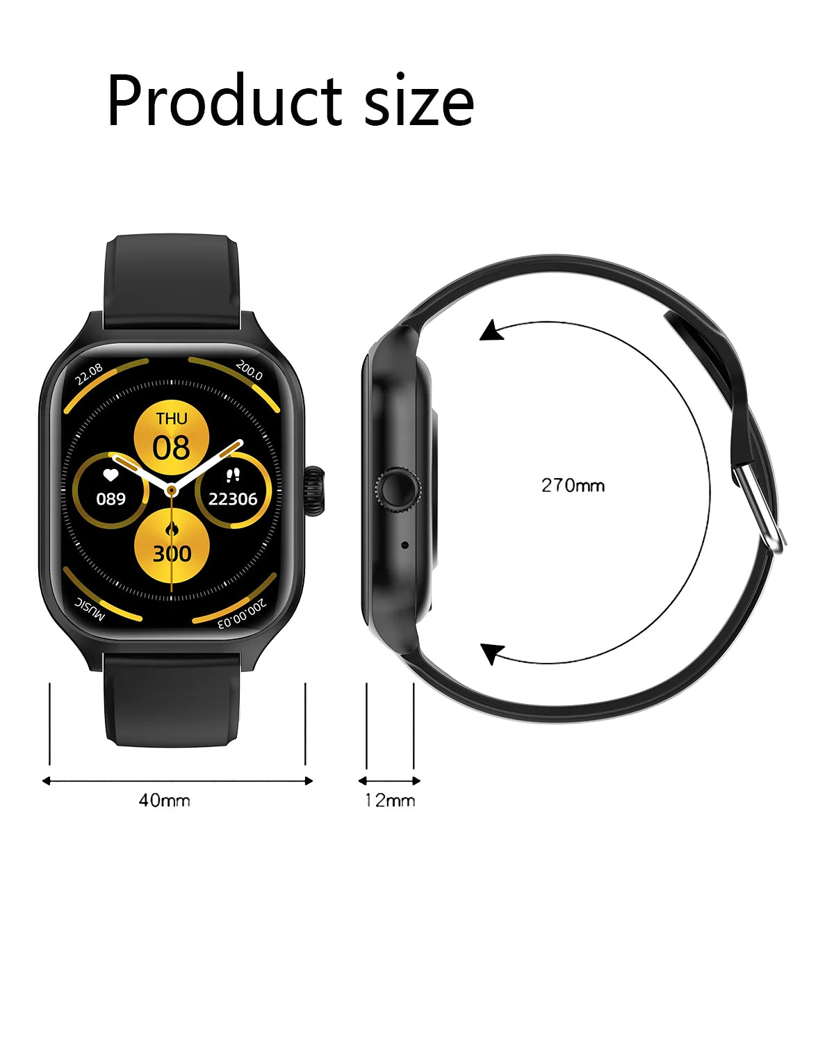 HOMEFISH New Smart Watch H9 Pro MAX C20 HD Display Bluetooth Call Message Alert Sports Mode Smartwatch For Men Women