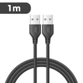 0.5m/1m/1.5m USB 2.0 A Male to A Mmale Data Sync Black Charger Extension Cable Cord USB Cable For PC Laptop Keyboard