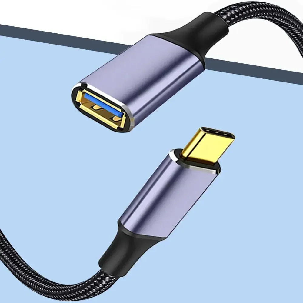 High Speed Type-C to USB 3.0 A Cable Professional Male to Female Laptop OTG Adapter Line Car Keyboard Mouse Extension Wi
