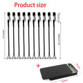 Rafford Magnetic Base Soldering Third Hand Tool - 360┬░ Flexible Arms PCB Holder with Alligator Clips for Electronics Re