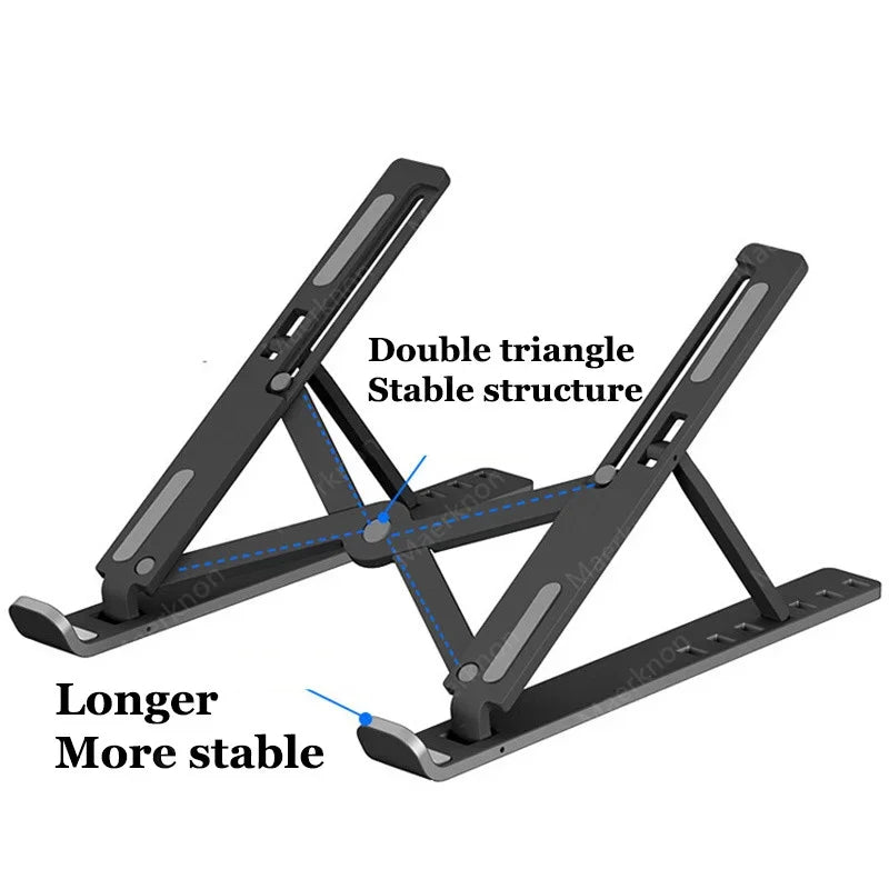Adjustable Laptop Stand Portable Foldable Notebook Bracket Computer Monitor Holder For Macbook Air iPad Tablets Base Acc