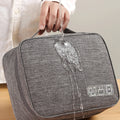 Portable Digital Storage Bag USB Gadget Waterproof Cable Organizer Pouch Electronics Devices Accessories Pack Supplies H