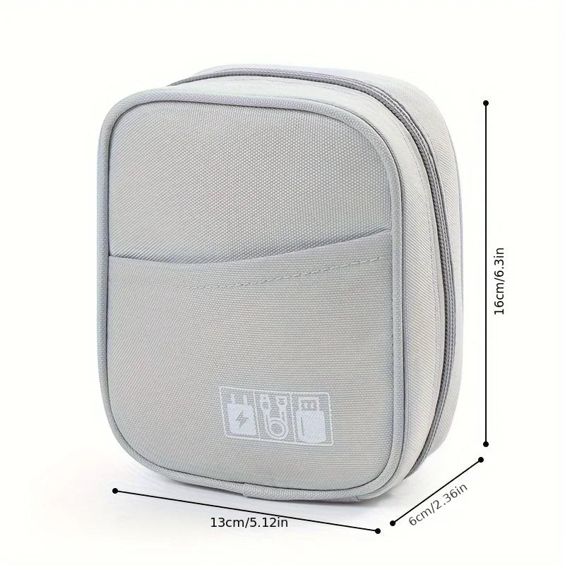 Storage Pouch for Small Electronics and Accessories,Electronic Organizer Case Compatible with MacBook Laptop Charger,Mou