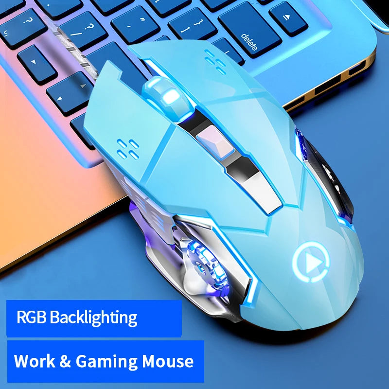 USB Optical Wired Mouse Laptop Home Office Mouse Anti Slip Roller 6D 1200DPI Game Mause Computer Accessories For PC Desk