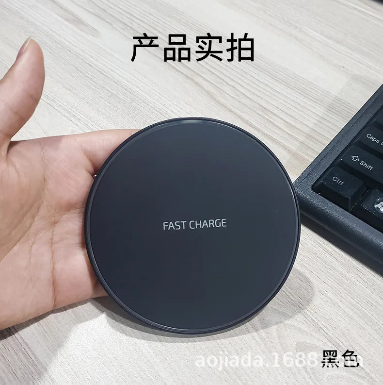 50W Wireless Charger For iPhone 14 15 16 17 Pro Xs Max Mini X Xr Induction Fast Charging Pad For Samsung S25 S26 S8 S9 S