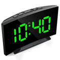 LED Digital Electronic Clock Backlight Large Number Alarm Clock Temperature Calendar Bedside Table Nightlight Home Decor