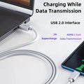 30W USB A To Type C Cable For Samsung Galaxy S8S10 HTC Xiaomi Huawei Android Phone 2A Fast Charging Charger Cable Access