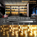 5V LED Light Strip Smart Dimmer Gesture Sensor Switch Control Easy to Install Suitable For Living Room,Cupboard,Bedroom 