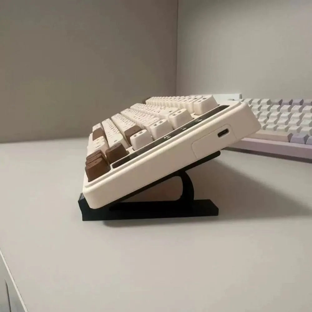 1 Pair New Portable Keyboard Elevated Stand Raised Keyboard Angle Plastic Computer Keyboard Riser Accessories Monitor Ho