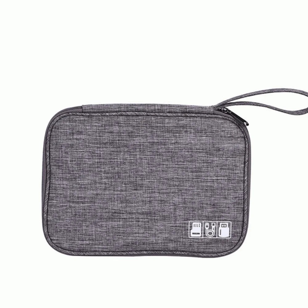 USB Charger Data Cable Storage Bags System Kit Case Cable Phone Earphone Wire Pen Power Bank Electronics Storage Bag Acc