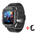 G.L Wear 2026 Smartwatch Outdoor Sport Fitness HR SpO2 Sleep Monitor LED Flashlight Bluetooth Call Men Women