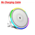 RGB Light Car Magnetic Wireless Charger Phone Holder Air Vent Stand For Magsafe iPhone 16 15 14 13 12 Pro Max Fast Charg