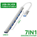 USB C HUB 3.0 Type C 4 Port Multi USB Splitter Adapter OTG For HUAWEI Xiaomi Macbook Pro 13 15 Air Pro PC Computer Acces