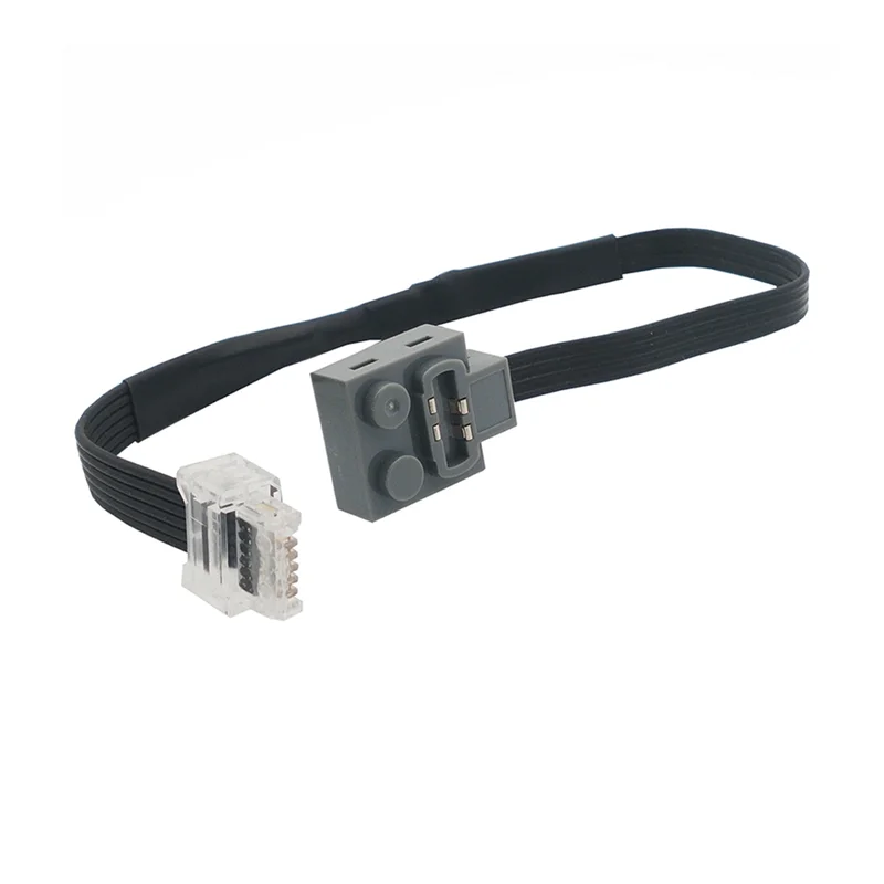 Exquisite-25CM 6-Core Wedo Male Turn 4-Core 9686 Conversion Cable Extension Cord Compatible For Lego Accessories