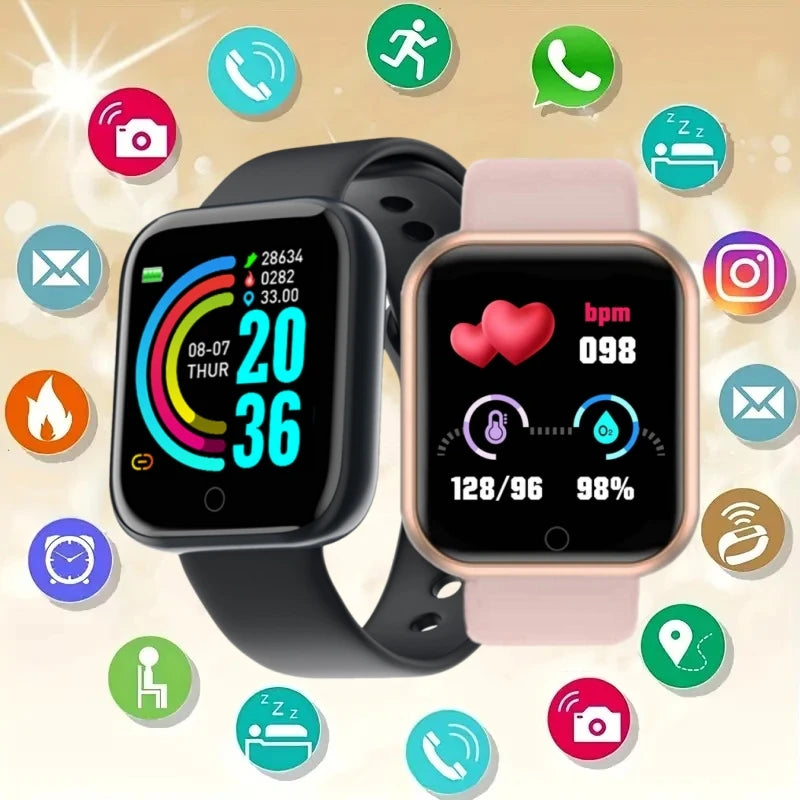 Smart Watch For Women Men Wristwatch Bluetooth Connected Phone Player Music Fitness Sport Bracelet Sleep Monitor Digital