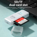 2-in-1 USB3.0/2.0 Card Reader USB3.0 To SD TF Memory Card Reader USB Flash Drive Cardreader Adapter For PC Laptops Acces