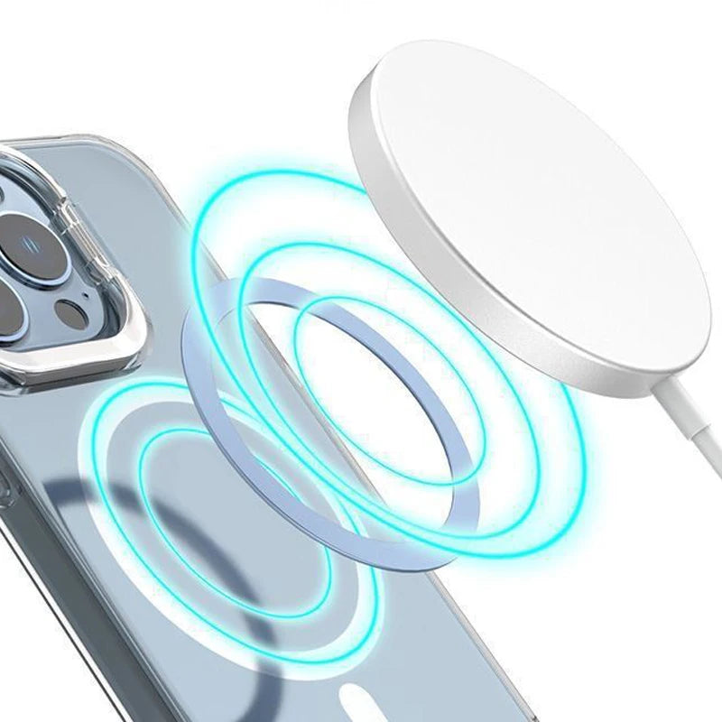 Magnetic Metal Plate Ring for Magsafe Wireless Charger Iron Sheet Sticker Car Phone Holder Magnet Patch for IPhone12 13/