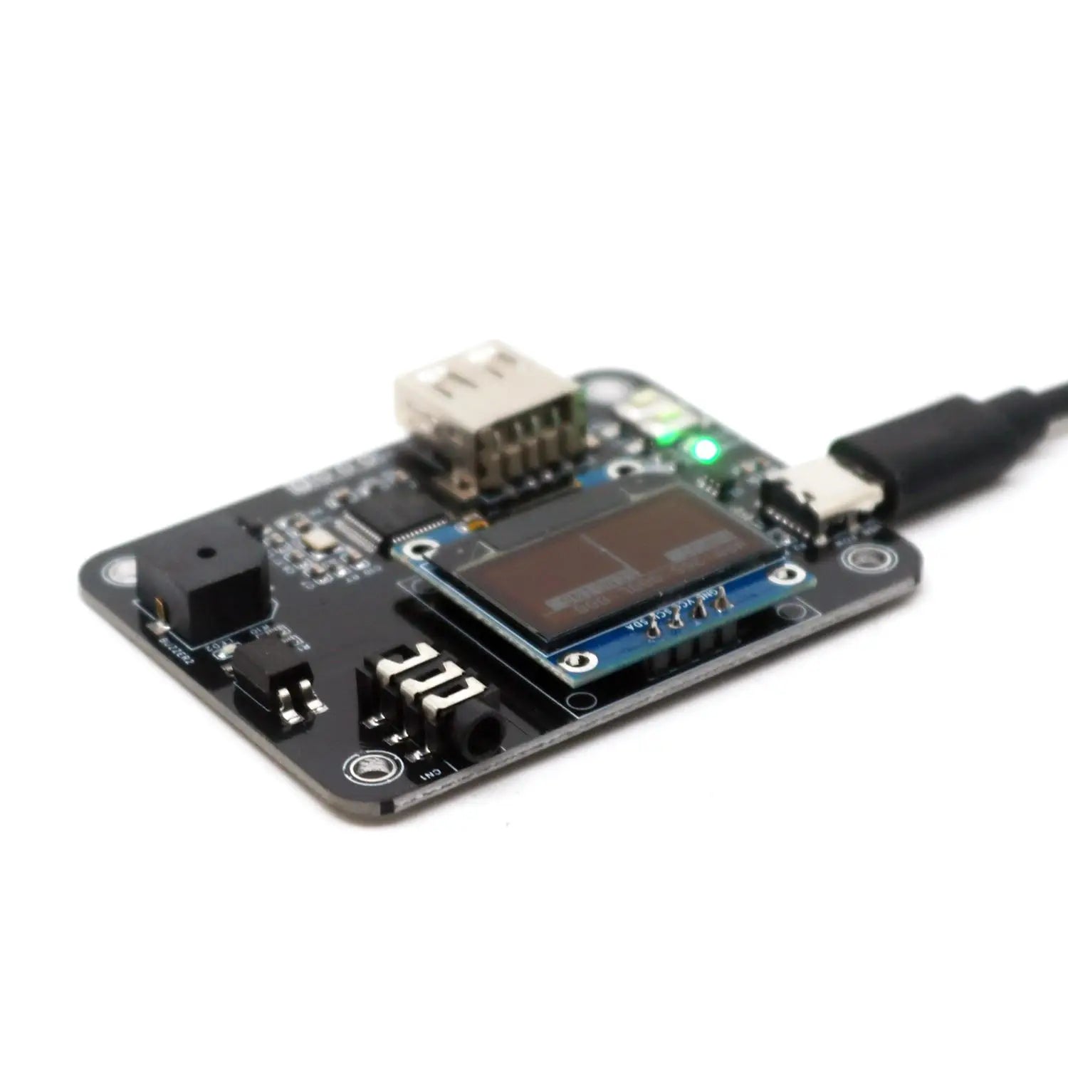 CW Keyboard Electronic Key Controller OLED Display Amateur Radio Signal CW Morse Code Electronic Keyer Trainer Practice 