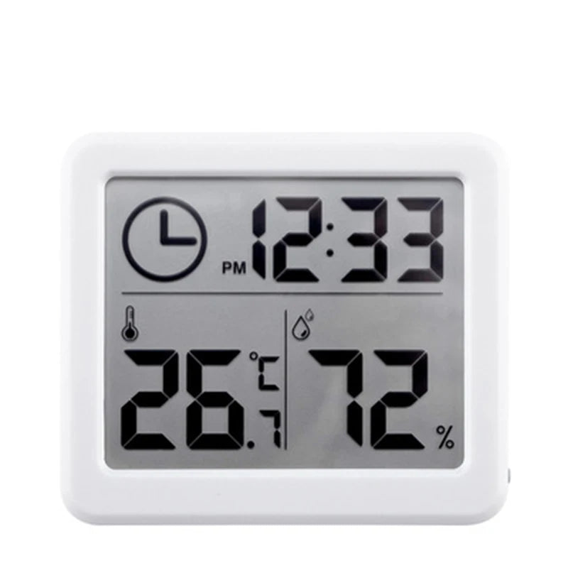 Digital Clock Desk Clock with Temperature Humidity Wall Clocks for Home Kitchen Office Desk Decorations NIDITON