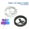 60W PD Fast Charging Cable USB C to Type C for Apple iPhone 15 Huawei Xiaomi Samsung Type C Weaving Cable Accessories Da
