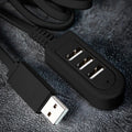3A Mini 3 Ln 1 USB Splitter Converter All In One Socket Multi-function Charger Converter USB Port Hub Digital Data Acces