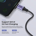 TOPK 3A Micro USB Type C Phone Charger Charging Cable Quick Charge Mobile Phone Cables Wire for Xiaomi Redmi Note 10 9