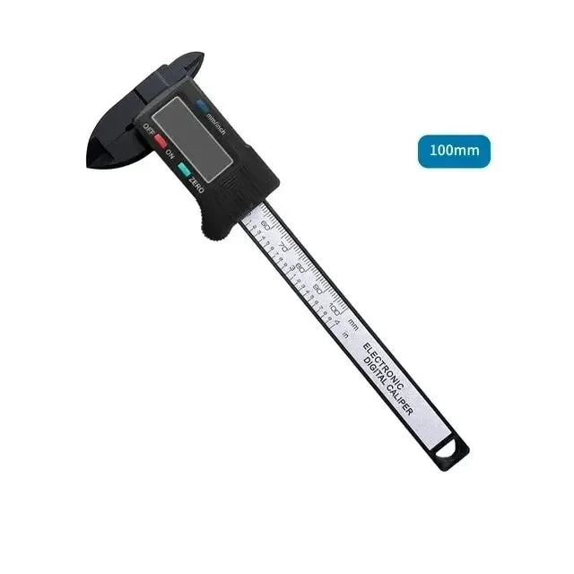 Electronic Digital Vernier Caliper 100mm/150mm Carbon Fiber Precision Gauge Micrometer Measuring Tool Digital Ruler for 
